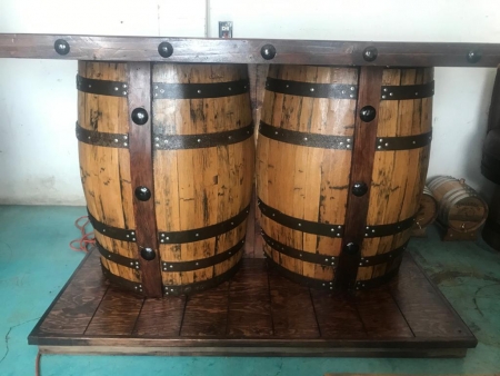 BARRA CON 2 BARRICAS 